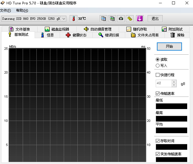 HDTunePro 硬盘检测修复工具